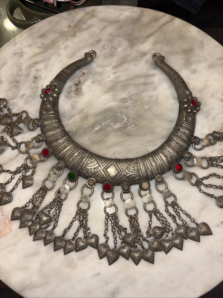 Antique Afghan Silver Pendant for Royal Families Jewelry 18th-19thCentury 42