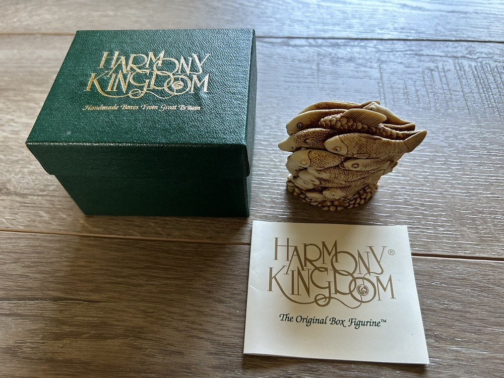 Vintage Harmony Kingdom School’s Out Fish School Trinket Box United Kingdom