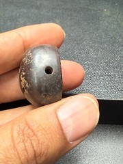 Near Eastern Intaglio Hadeed (hematite) Stone Stamp Seal Bead