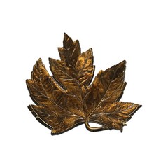 Syroco Leaf Wall Decor Set Bronze Resin Wall Plaques Original Made in USA