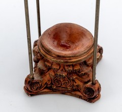 Classical Corinthian Column Display Stand 6.5x3in Resin Signed Baris 1lb Used