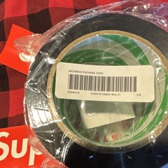 Nichiban Supreme Carton Sealing Tape Pre-Printed 2″ x 55 yds Black/Red SS26A19