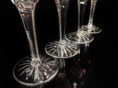 Faberge Na Zdorovye Cordial Liqueur Red Glasses NIB
