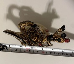 Somandla & Sthabiso signed 2009 Ardmore — rare upside-down giraffe teapot