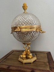 Vintage Unique Martin Benito Crystal Vodka/Liqueur Bar Cellar Signed