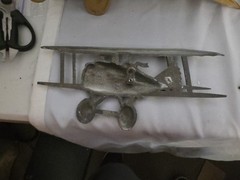 Vintage SEXTON Midwest Set of 4 Airplanes Cast Aluminum Wall Art Decor