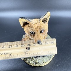 Arden Sculptures Collection Made In Britain Figurine Fox Figurine Resin Decor