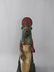 RARE ANTIQUE ANCIENT EGYPTIAN Statue of Sekhmet Heavy Stone Magic Hieroglyphic