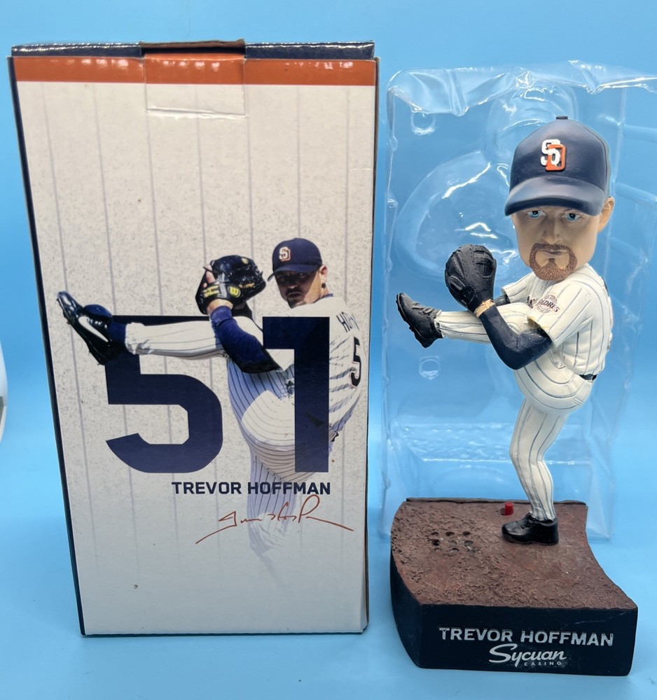 Trevor Hoffman -San Diego Padres – 2018 SGA – Talking Bobblehead NIB