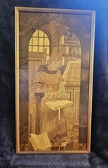 Wooden Marquetry By William BADER, Asheville, NC, signed