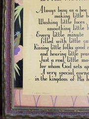 Art Deco Framed Print Poem To A Real Little Mother 1929 A Gibson Product