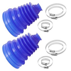 Universal Automotive Silicone CV Joint Boot Kit 2Pcs Blue 5 Inch CV Boots