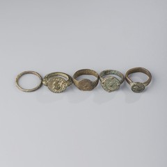 Lot of Ancient Bactrian Bronze Rings