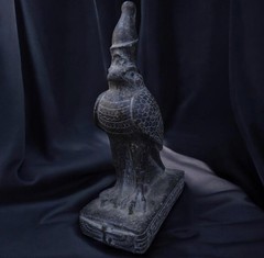 Ancient Egyptian Antiquities Statue God Horus Pharaonic Antique Stone Statue BC