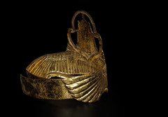 Authentic Ancient Egyptian Antiquities Pharaonic crown Artifact figure BC