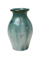 Campbell Pottery Vase 3.25″ Signed