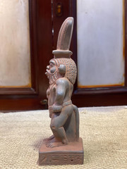 Rare Pharaonic Statue of God Bes : Authentic Ancient Egyptian Artifact 2850 BC