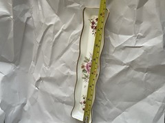Vintage Jewelry Pen Trinket Dish Mint Tray Floral Oakley Bone China Made England