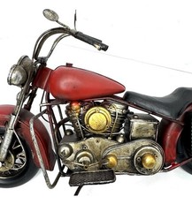 Folk Art Motorcycle Sculpture