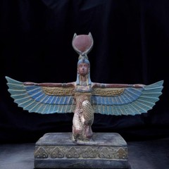 Ancient Egyptian Goddess Isis Statue Supreme Goddess of Magic Pharaonic Antique