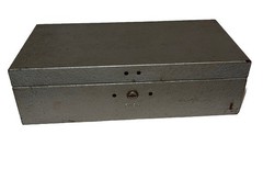 Vintage Metal Steel Storage Box No Key