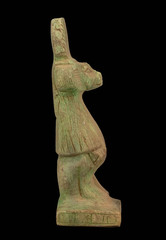 Ancient Egyptian Thoth Baboon Statue Rare Pharaonic Moon God Stone Artifact BC