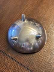 Stainless Steel Tri-Corner 5” Trinket Bowl Made In Denmark