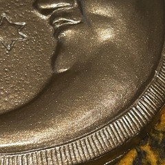 Vintage 90s Celestial Moon Gold Gallery Wall Decor Whimsigoth Witchy HTF 7”