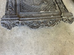 Antique Cast Aluminum Key, Mail or Vanity Wall Box with Hinged Door +