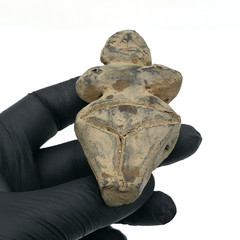 Ancient Mother Goddess Stone Idol – 2000 BC Fertility Worshiper Venus Figure