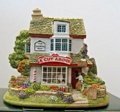 Lilliput Lane Collectible Cottages A Cut Above Mint in box with deed. L2594