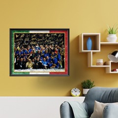 Italy 2006 Champions Signed Framed Printed Autograph Photo Print Gift