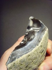 Lower Paleolithic – Fine Acheulean ‘hooked’ scraper. c.450,000 BP.