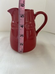 Longaberger Red Pitcher