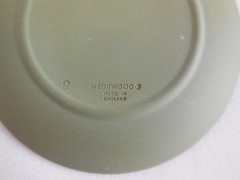 Wedgwood Sage Green Jasperware Cupid Asleep 4.25″ Tray