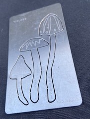 710 Labs Dab Card Edition VIII Mushroom Metal Wallet Dab Tools Rare