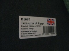 David Winter Cottages Treasures of Egypt Mint in original box. Ltd. Ed. of 2500