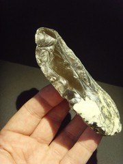 Lower Paleolithic – Superb Acheulean side scraper. c.450,000 BP.
