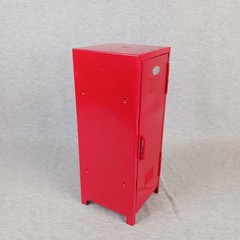 Vintage 1990’s Y2K Red Mini Metal Locker Storage 11”