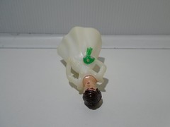 VINTAGE PLASTIC BRIDE 2.75″ FIGURE CAKE TOPPER UNBRANDED (VIN109)