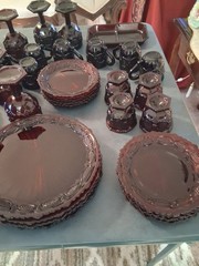 avon cape cod ruby red collection