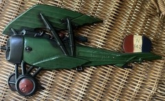 Set 3 Vintage WWI Airplanes 1975 Homco Cast Metal Wall Decor Planes Excellent!
