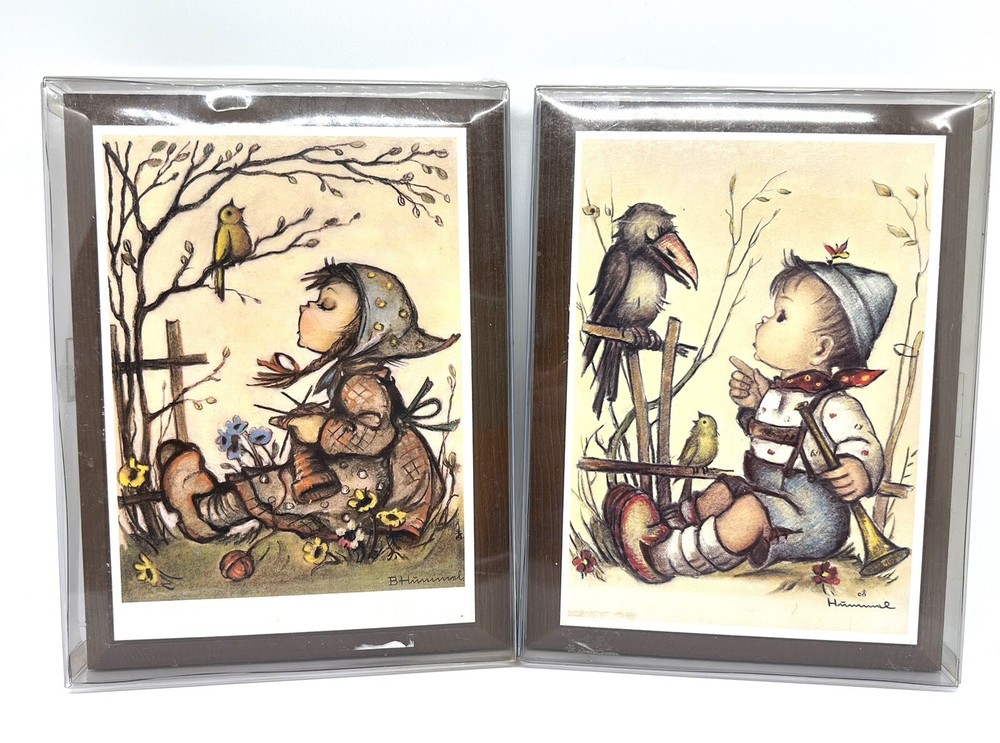 Set Of Two Vintage Hummel Wall Plaques/Switzerland/Pebble Cove Trading Company