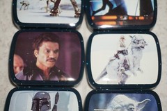 Vintage Star Wars Empire Strikes Back Micro Tins 1980 W/ 72 Tins Store Display