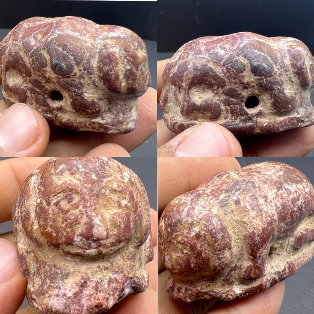Ancient Old Near Eastern Antiques Bactrian Jasper Stone Small Will Animal