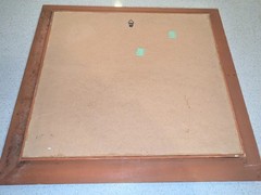 Vintage Unbranded 17″x19″ Wood-Frame French Nautical Knot Display w/Hanging Loop