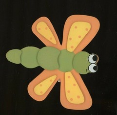 Dragonfly Wood Craft Decor Scrapbooking Collectible 4 1/2″ x 4 1/8″ x 1/8″