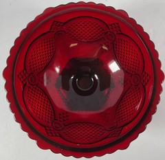 Vintage Avon 1876 Cape Cod Ruby Red Candy Dish
