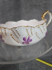 Vintage Lamoges Made In FRANCE Trinket Bowl 6 By 2in.