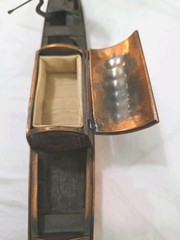 Vintage Gondola Gondolier Music Box Copper Color Plated READ Repair Project